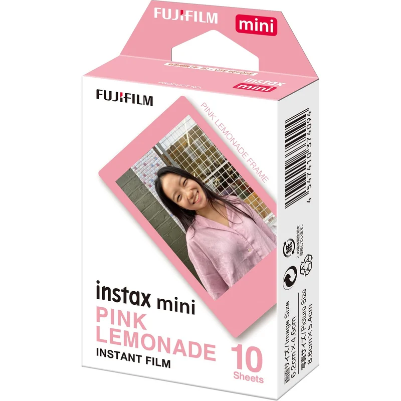 FUJIFILM Instax Mini Pink Lemonade Film - 10 Exposures