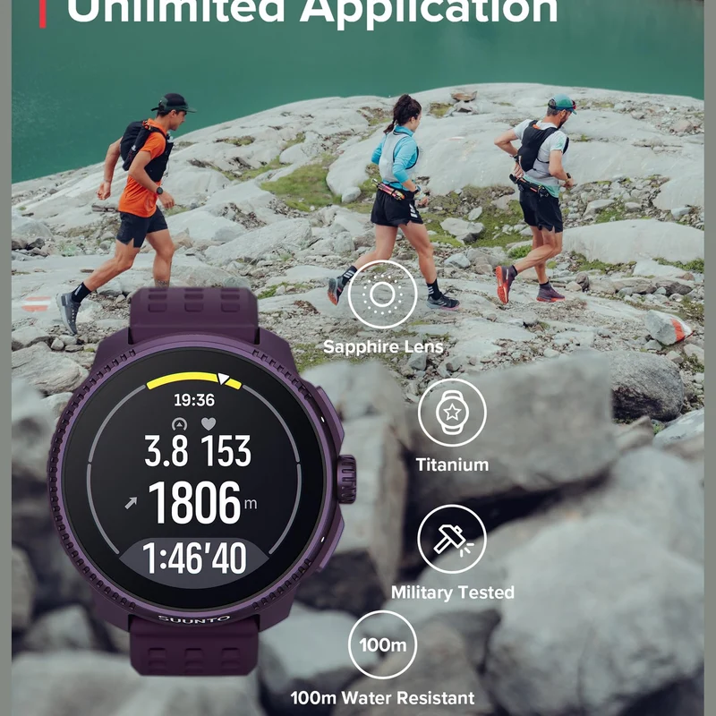 SUUNTO Race: GPS Sports Watch, Large & Bright AMOLED Color Screen, Long Battery Life