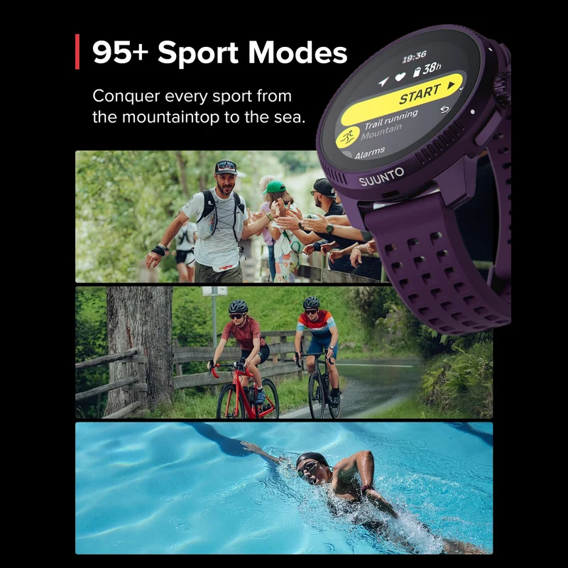 SUUNTO Race: GPS Sports Watch, Large & Bright AMOLED Color Screen, Long Battery Life