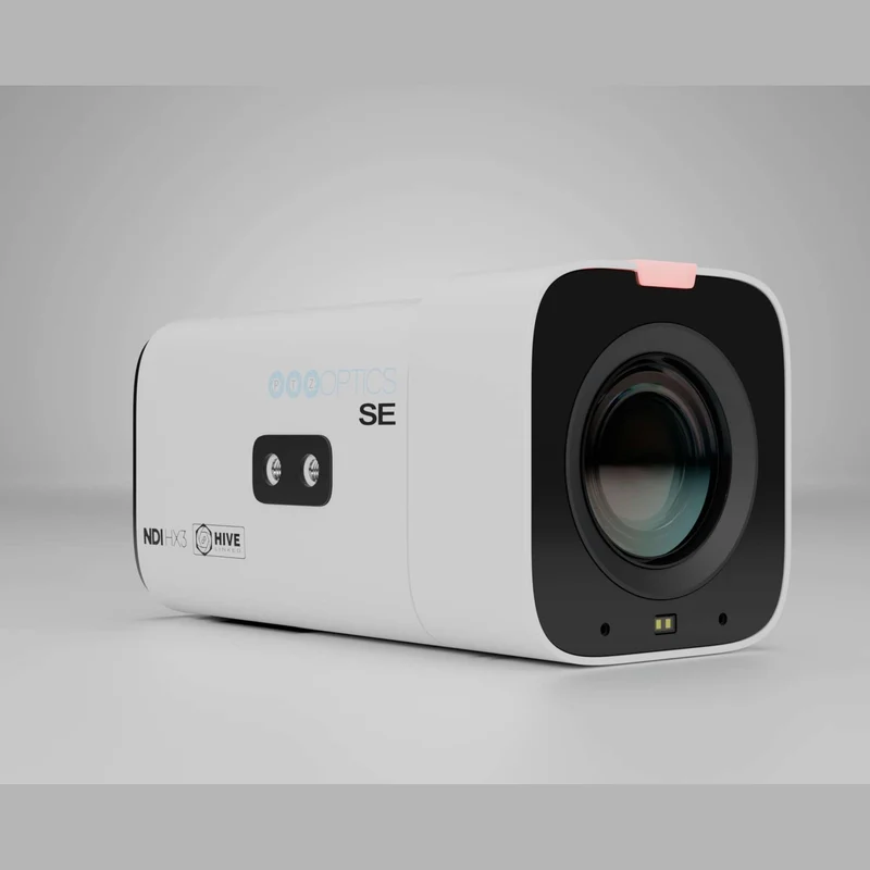PTZOptics Studio SE Professional Camera, 1080p, NDI HX3, 12X/20X Zoom, HDMI, SDI, USB, IP Output (20X, White)