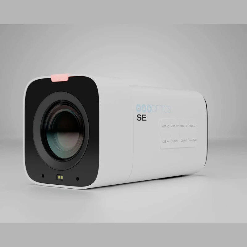 PTZOptics Studio SE Professional Camera, 1080p, NDI HX3, 12X/20X Zoom, HDMI, SDI, USB, IP Output (20X, White)