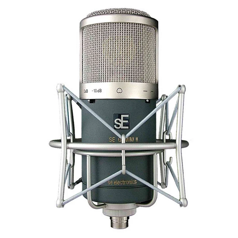 sE Electronics - Gemini II Dual Tube Cardioid Condenser Mic with Shockmount and Case