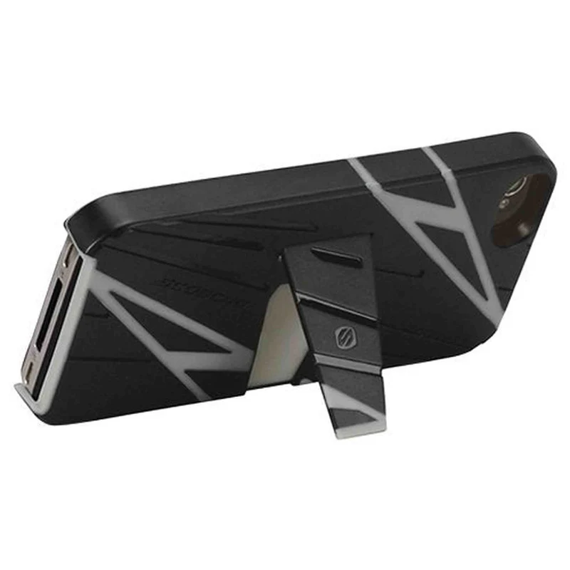Scosche IP5SPBK Black/Gray sportKASE for iPhone 5 and 5S