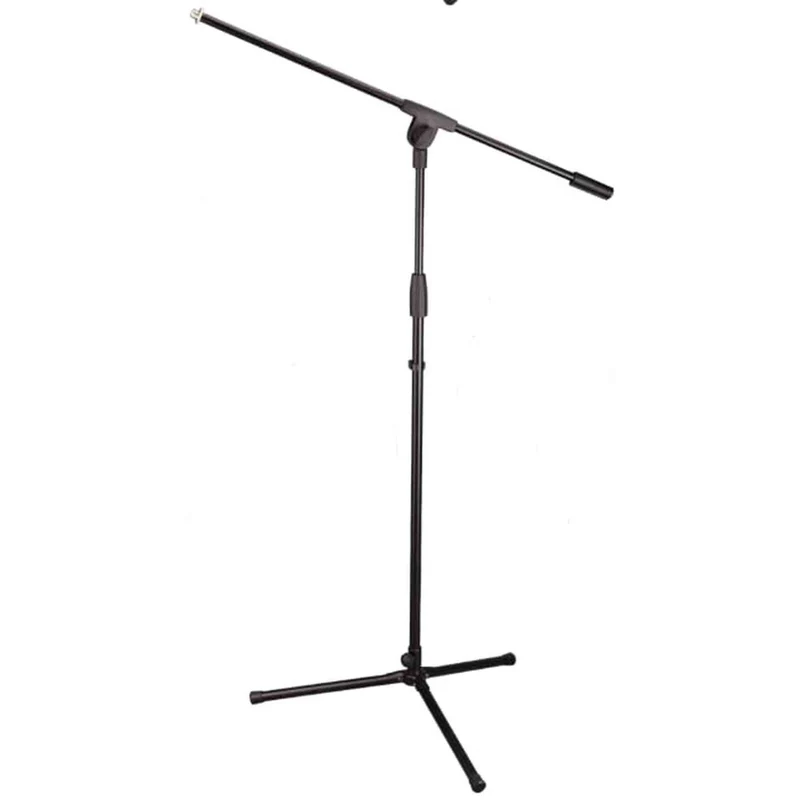 Xpix Tripod Boom Microphone Adjustable Floor Stand - Black