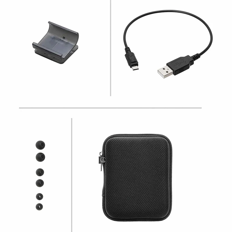 Audio-Technica ATH-CKR75BT Sound Reality Bluetooth Wireless In-Ear Headphones with In-Line Mic & Control, Gun Metal