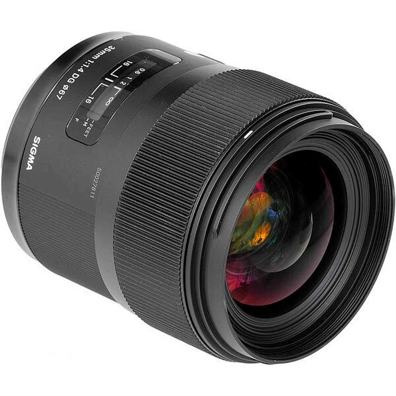 Sigma 35mm F/1.4 HSM DG Lens For Nikon + UV Filter & Cleaning Kit Bundle