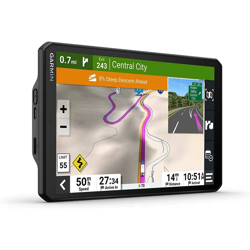 Garmin RV 895 MT-S with USB Car and Wall Adapters and 6Ave Cleaning Cloth