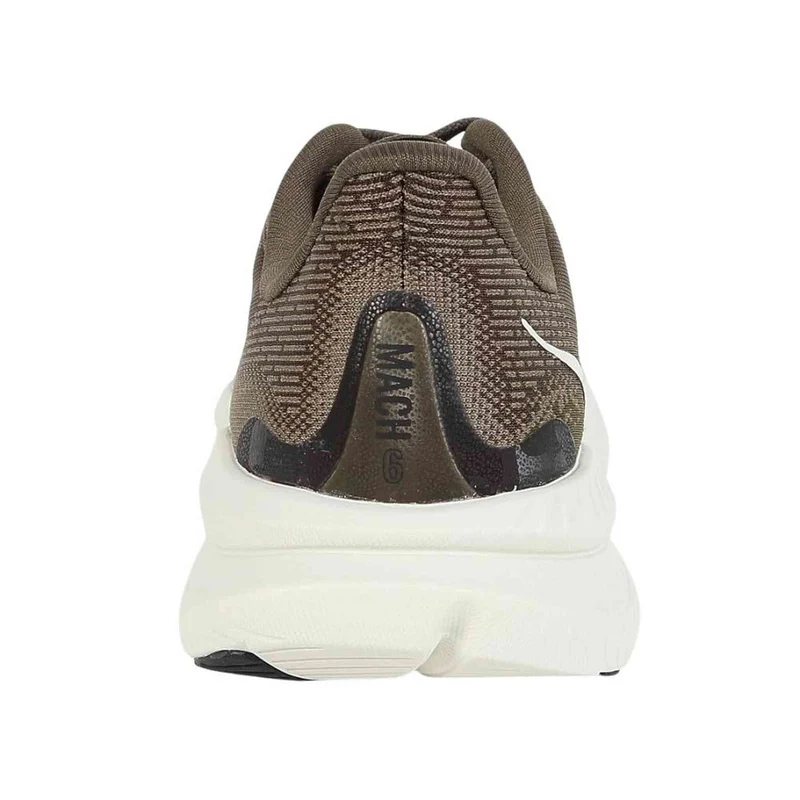 Hoka Men's Mach 6 Sneaker, Antique Olive/Truffle Salt, 10