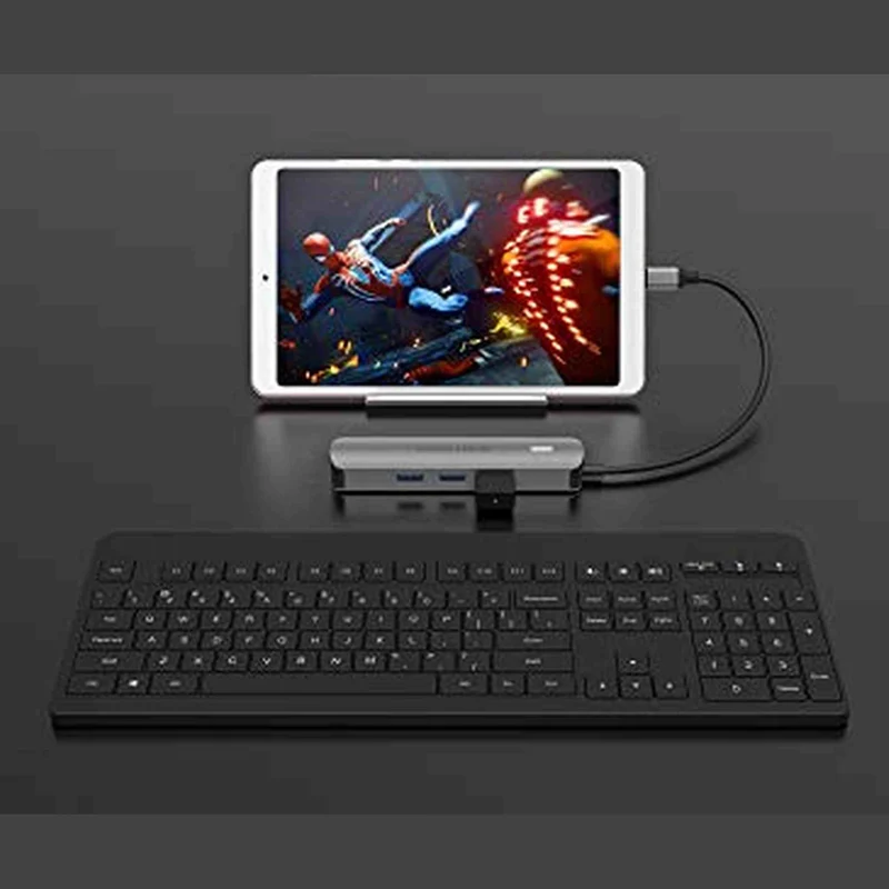 HyperDrive 6-in-1 USB-C Hub with 4K HDMI Output, Space Gray