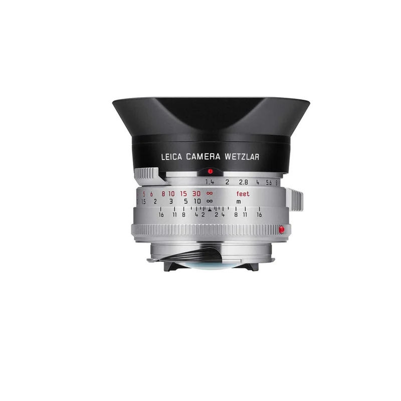 Leica 35mm f/1.4 Summilux-M Lens (Silver) with Pro Filter Kit and Lens Case