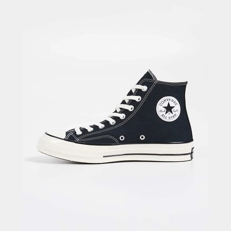 Converse All Star '70s High Top Unisex Sneakers, Black, 9 US Women/7 US Men