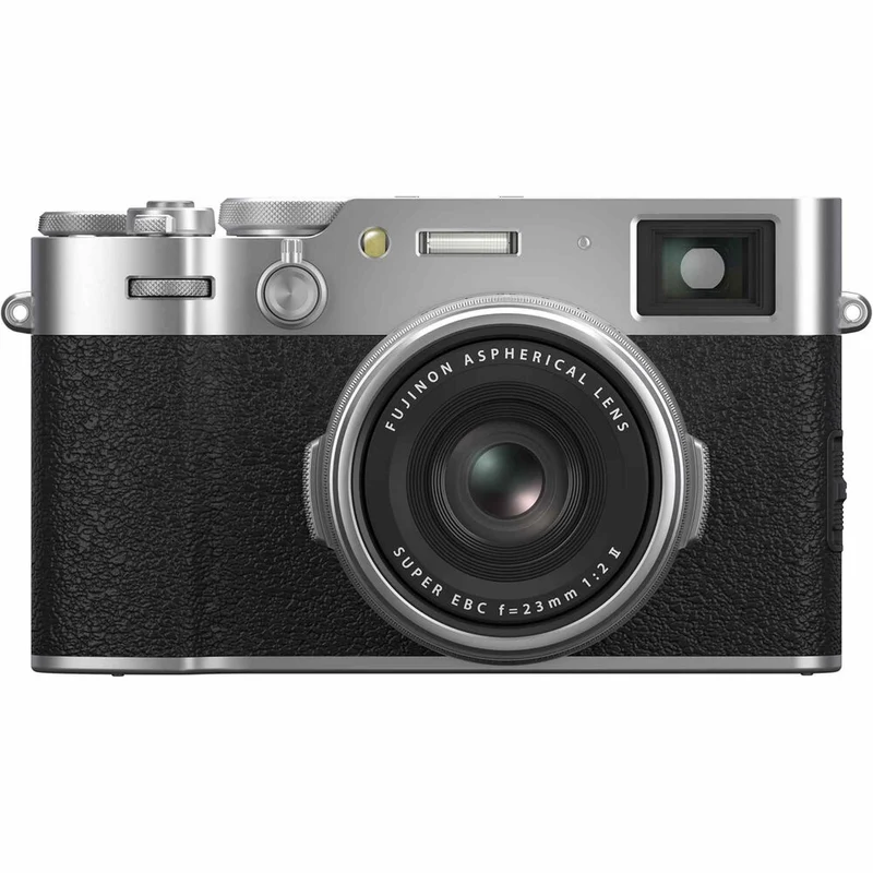 FUJIFILM X100VI Digital Camera (Silver) (16821822) + 64GB Card + Advanced Bundle -