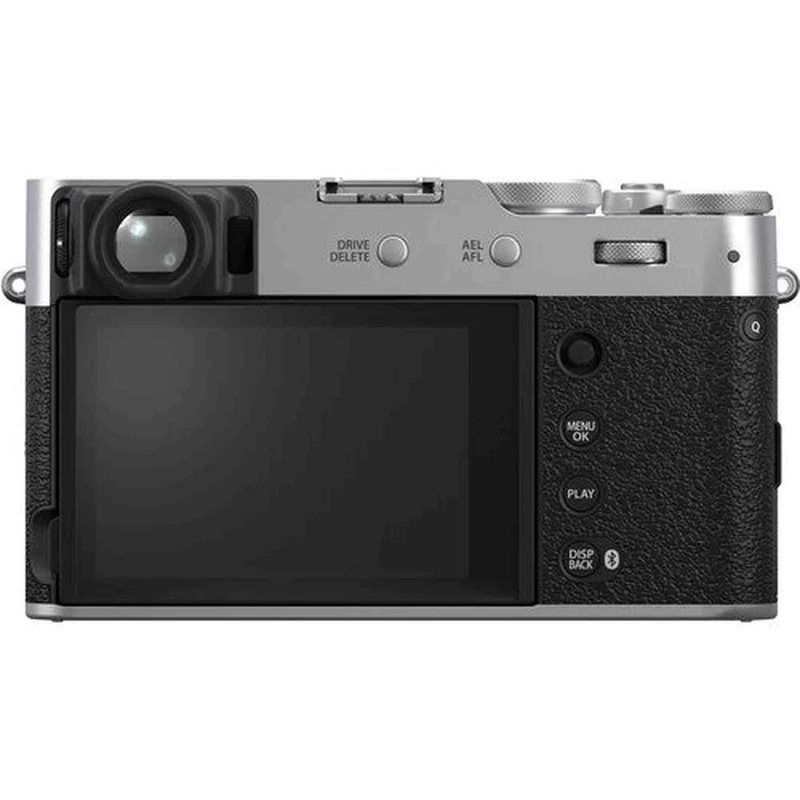 FUJIFILM X100VI Digital Camera (Silver) (16821822) + 64GB Card + Advanced Bundle -