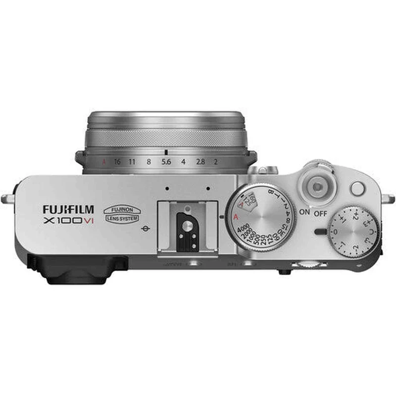 FUJIFILM X100VI Digital Camera (Silver) (16821822) + 64GB Card + Starter Bundle -