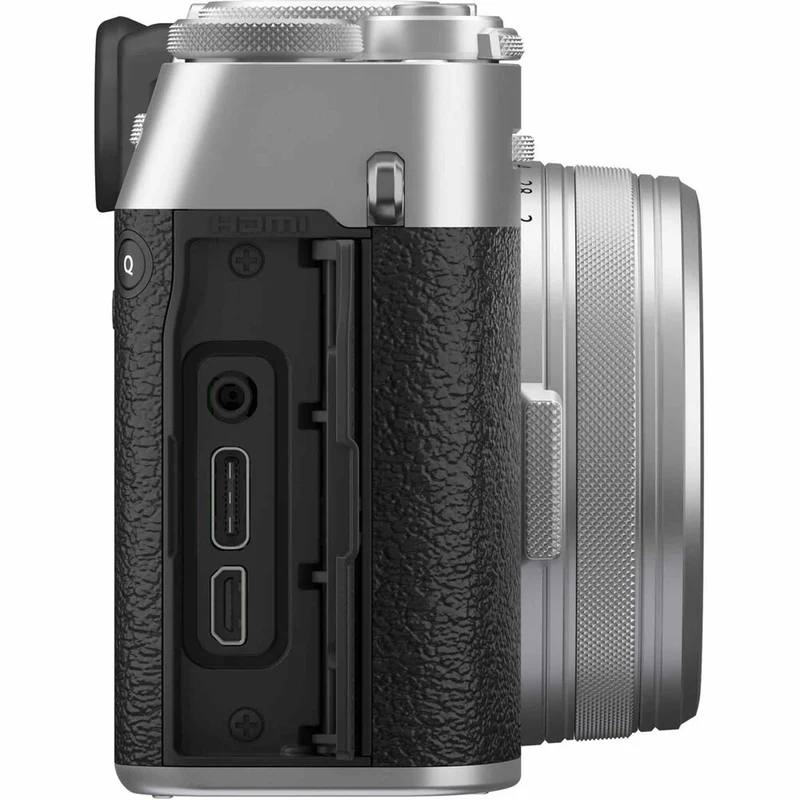 FUJIFILM X100VI Digital Camera (Silver) (16821822) + 64GB Card + Starter Bundle -