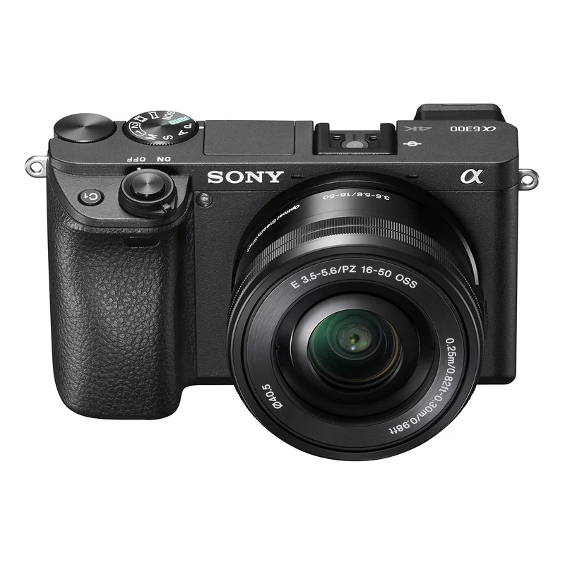 Sony Alpha a6300 Mirrorless Digital Camera with E PZ 16-50mm F3.5-5.6 OSS Power Zoom Lens (Black)