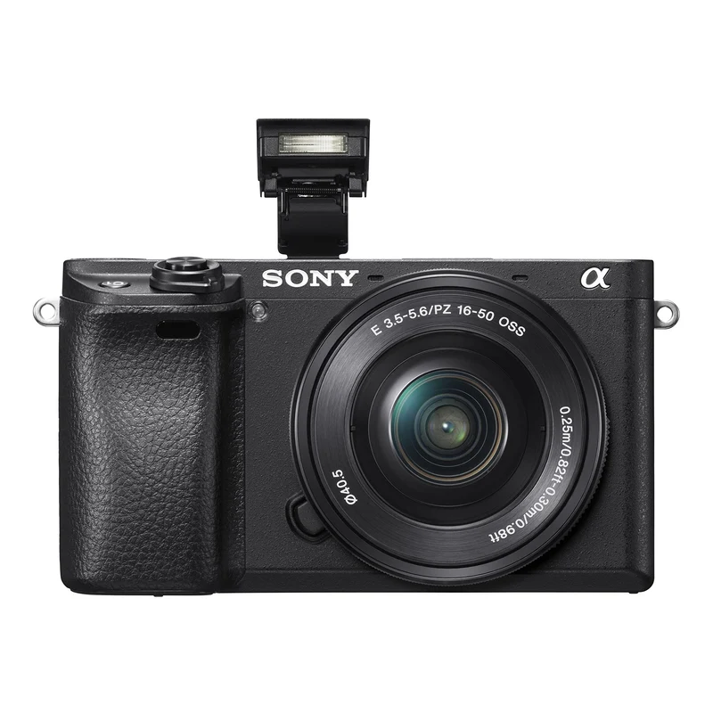Sony Alpha a6300 Mirrorless Digital Camera with E PZ 16-50mm F3.5-5.6 OSS Power Zoom Lens (Black)