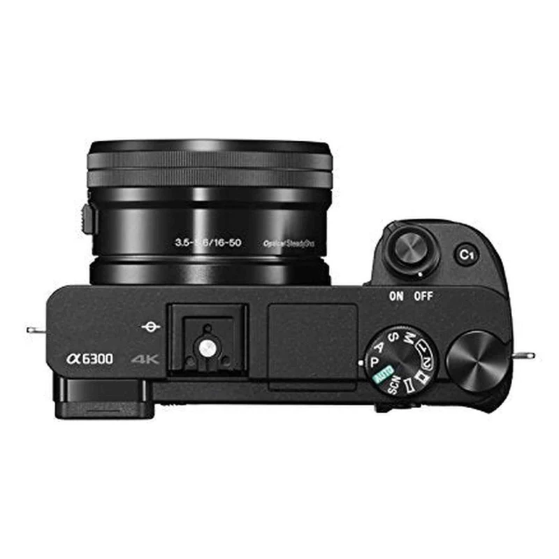 Sony Alpha a6300 Mirrorless Digital Camera with E PZ 16-50mm F3.5-5.6 OSS Power Zoom Lens (Black)