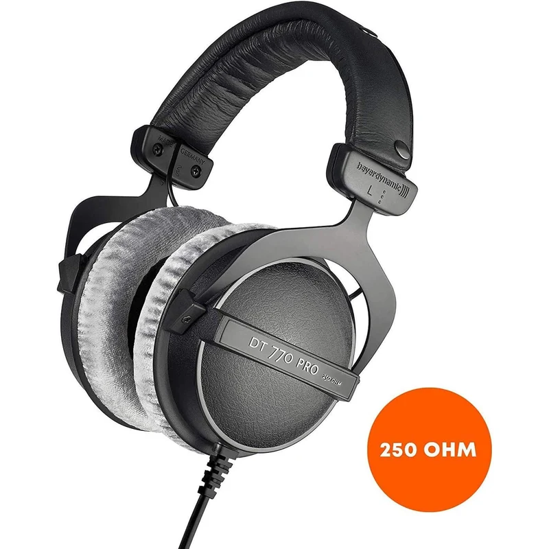 Beyerdynamic DT 770 Pro Headphones with Splitter and Extension Cable -