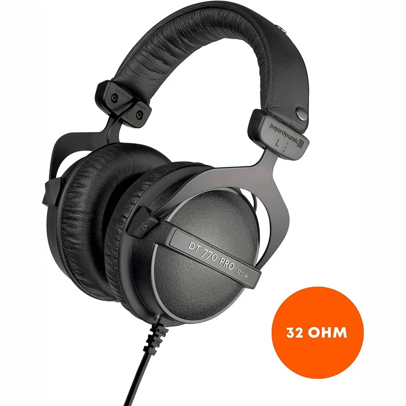 Beyerdynamic DT 770 Pro Headphones with Splitter and Extension Cable -