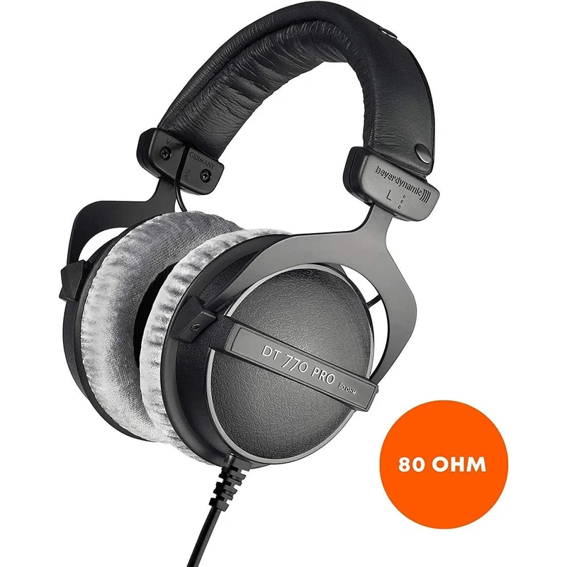 Beyerdynamic DT 770 Pro Headphones with Splitter and Extension Cable -