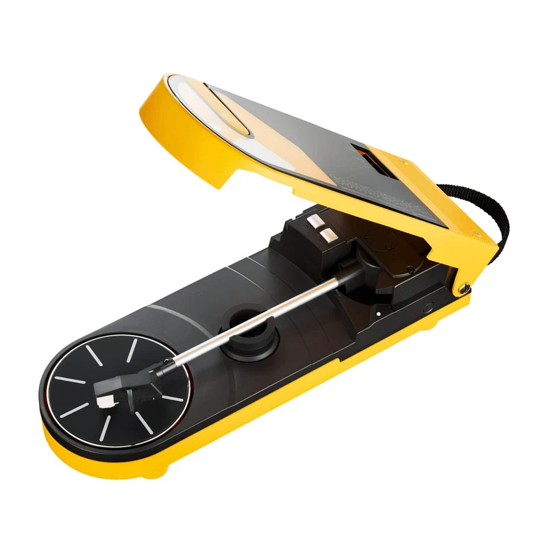 AudioTechnica AT-SB727 Sound Burger Portable Turntable with Bluetooth (Yellow)