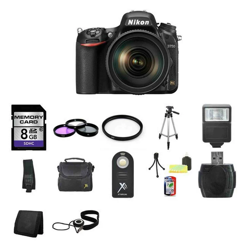 Nikon D750 DSLR Camera with 24-120mm Lens 8GB Full Kit