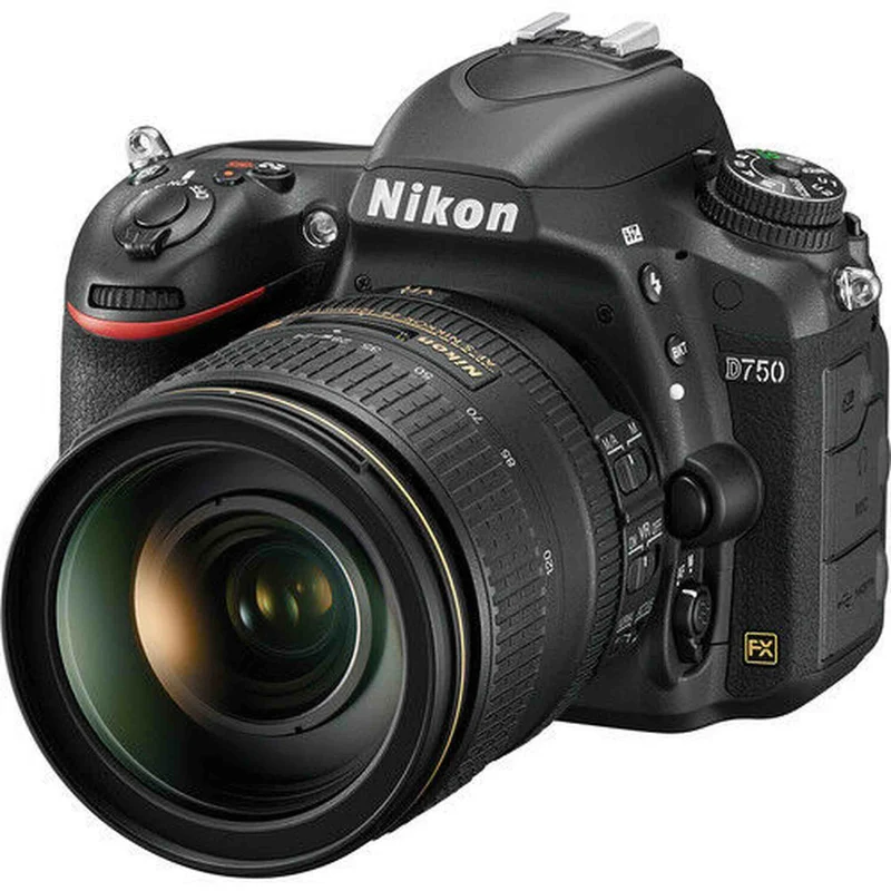 Nikon D750 DSLR Camera w/24-120mm Lens & 16GB SDHC Card Bundle