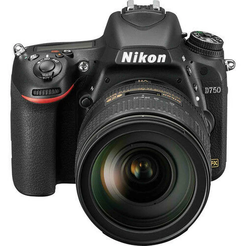 Nikon D750 DSLR Camera w/24-120mm Lens & 16GB SDHC Card Bundle