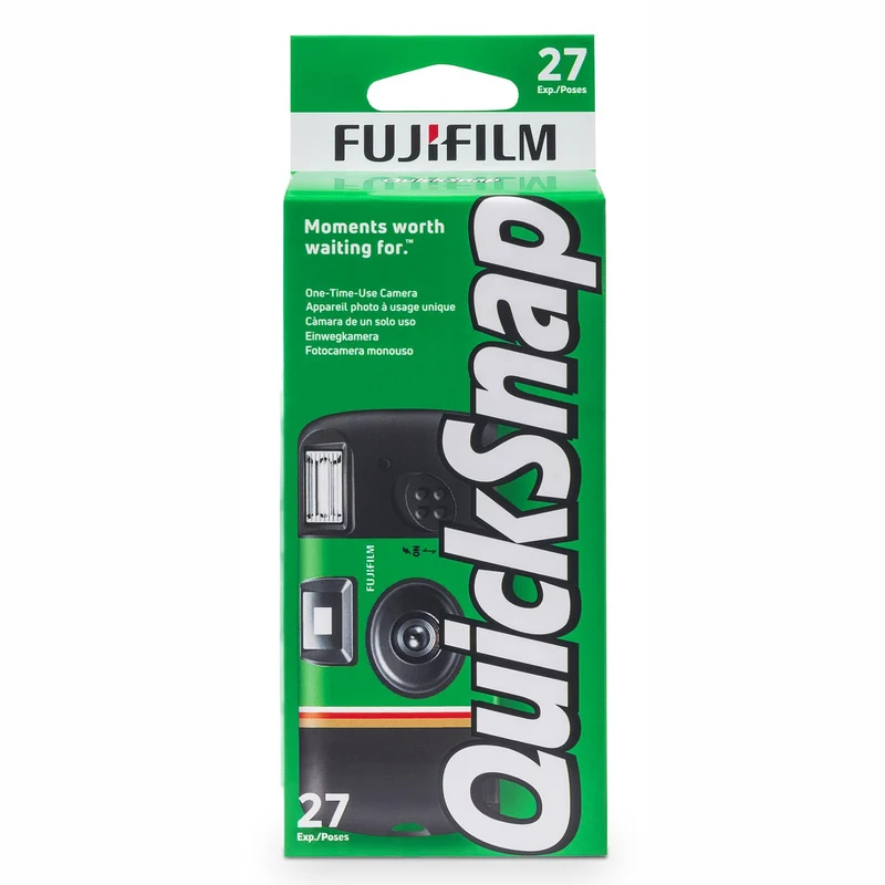 Fujifilm QuickSnap Flash 400 One-Time-Use Camera - 27 Exposures