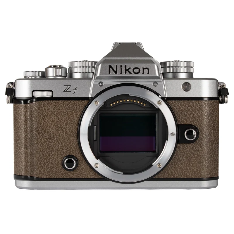 Nikon Zf 24.5MP Full Frame Mirrorless Camera with 273-Point Hybrid AF and 5-Axis Stabilization (Silver & Sepia Brown)