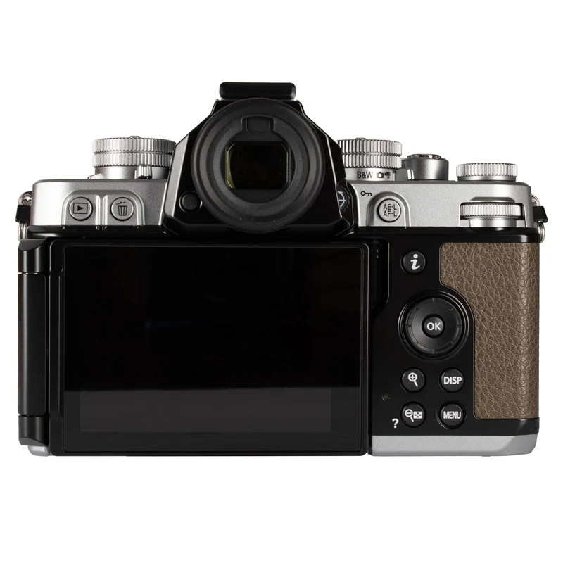 Nikon Zf 24.5MP Full Frame Mirrorless Camera with 273-Point Hybrid AF and 5-Axis Stabilization (Silver & Sepia Brown)