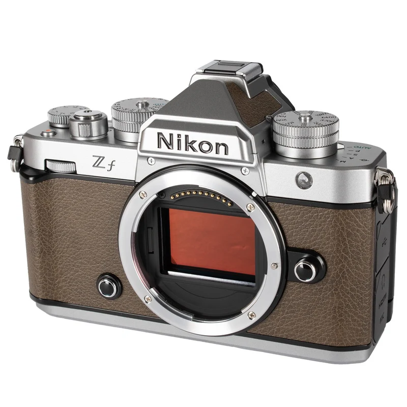 Nikon Zf 24.5MP Full Frame Mirrorless Camera with 273-Point Hybrid AF and 5-Axis Stabilization (Silver & Sepia Brown)