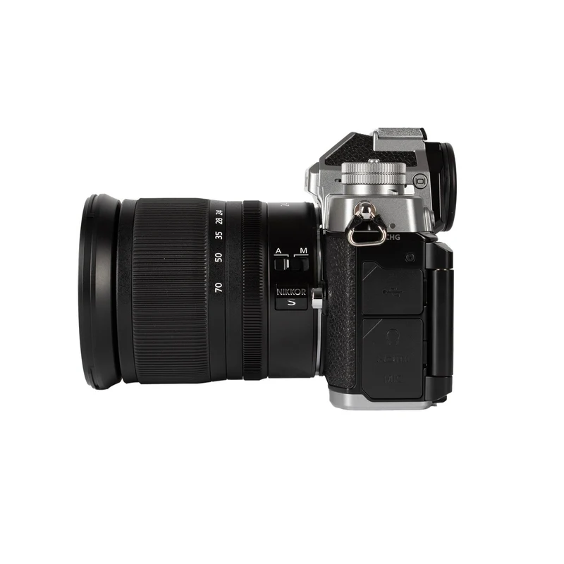 Nikon Zf Mirrorless Camera with 24-70mm f/4 Lens - Full Frame, 24.5MP, 4K UHD Video Recording with Dual Card Slots (Silver)