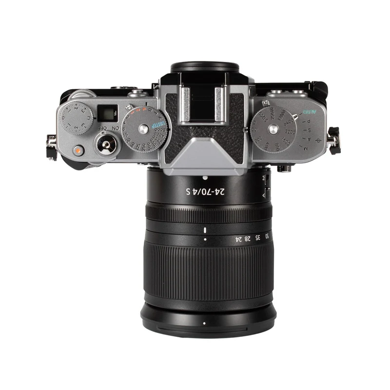 Nikon Zf Mirrorless Camera with 24-70mm f/4 Lens - Full Frame, 24.5MP, 4K UHD Video Recording with Dual Card Slots (Silver)