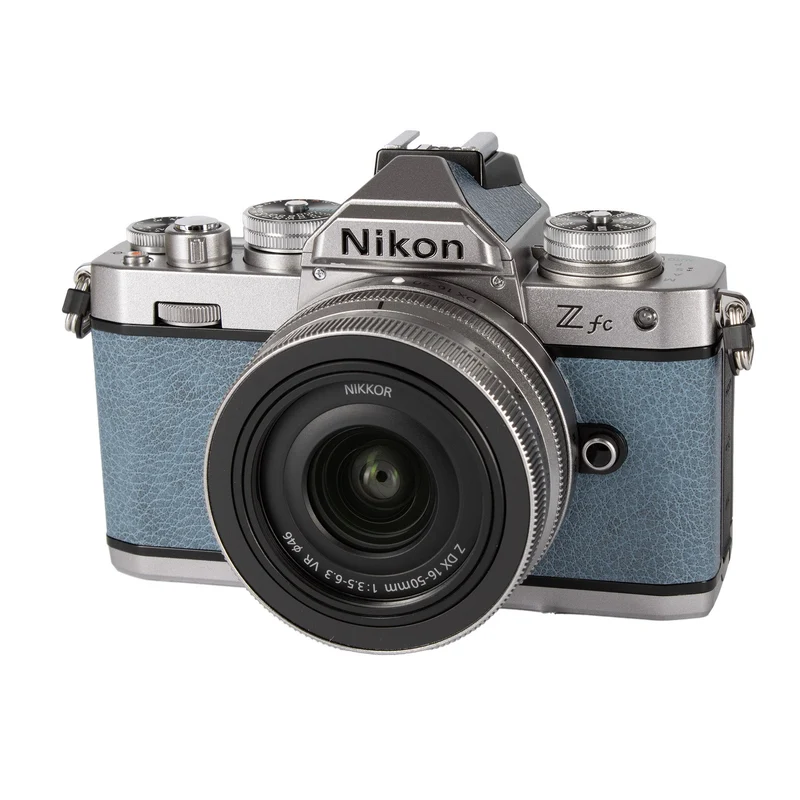 Nikon Z fc Mirrorless Camera with Z DX 16-50mm f/3.5-6.3 VR Lens (Chalk Blue)