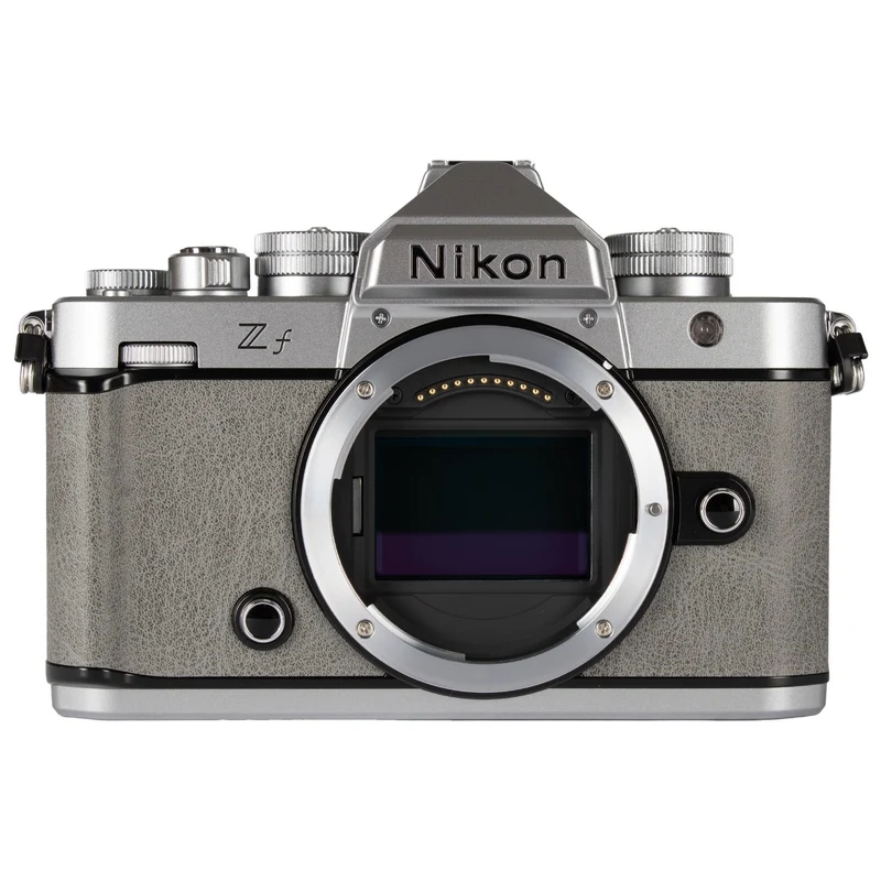 Nikon Zf 24.5MP Full Frame Mirrorless Camera with 273-Point Hybrid AF and 5-Axis Stabilization (Silver & Stone Gray)