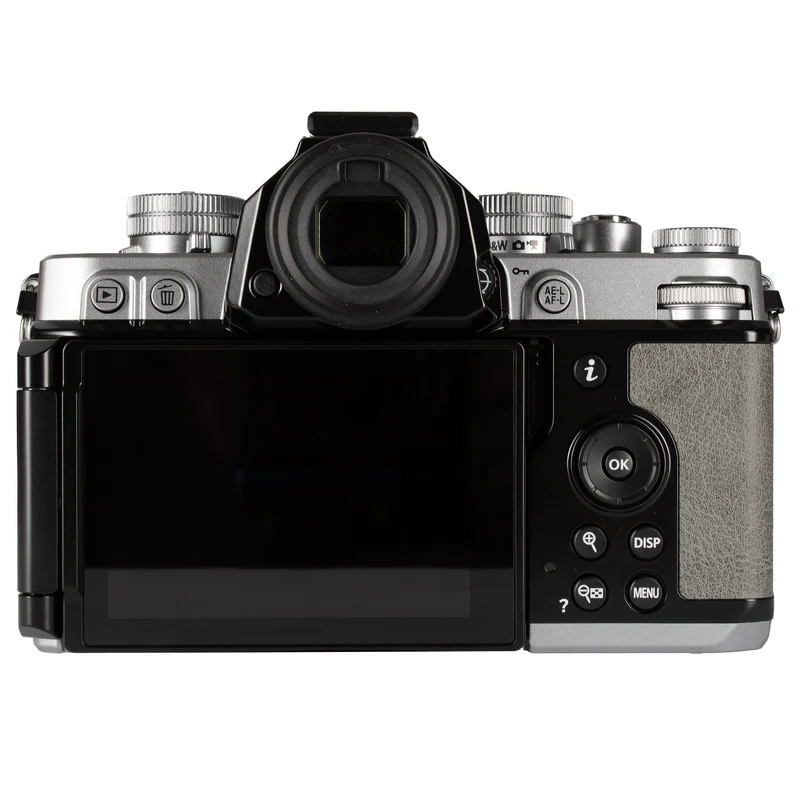 Nikon Zf 24.5MP Full Frame Mirrorless Camera with 273-Point Hybrid AF and 5-Axis Stabilization (Silver & Stone Gray)