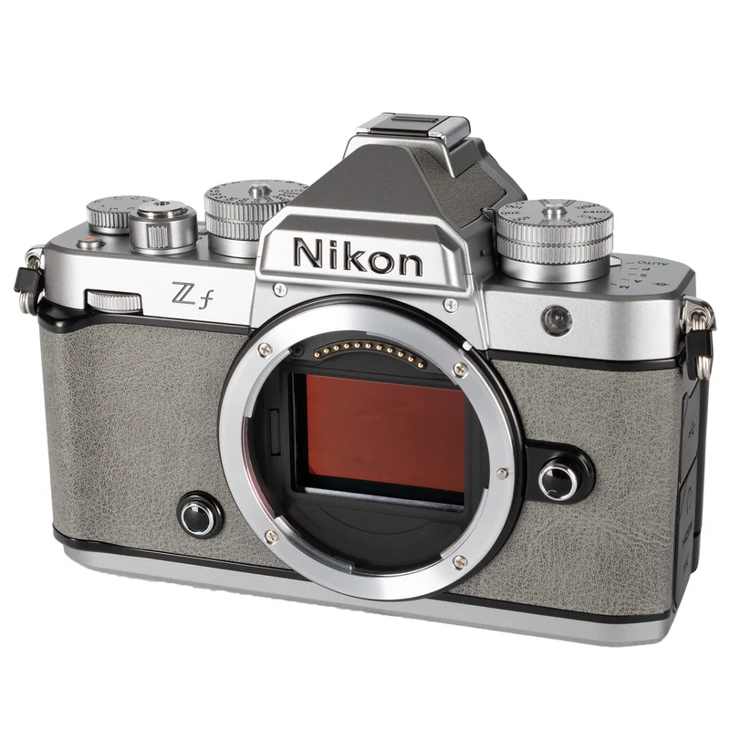 Nikon Zf 24.5MP Full Frame Mirrorless Camera with 273-Point Hybrid AF and 5-Axis Stabilization (Silver & Stone Gray)