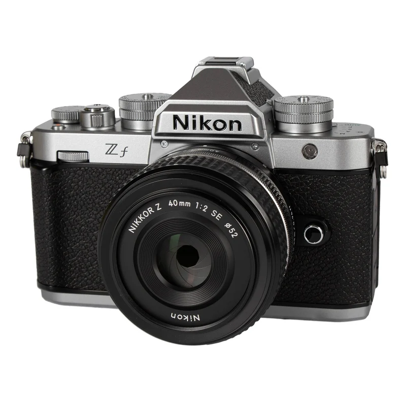 Nikon Zf Mirrorless Camera with 40mm Lens - Full Frame, 24.5MP, 4K UHD Video Recording with Dual Card Slots (Silver)