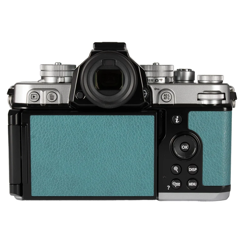 Nikon Zf Mirrorless Camera (Body Only) with 24.5MP Full-Frame BSI CMOS Sensor and EXPEED 7 Processor (Silver and Teal Blue)