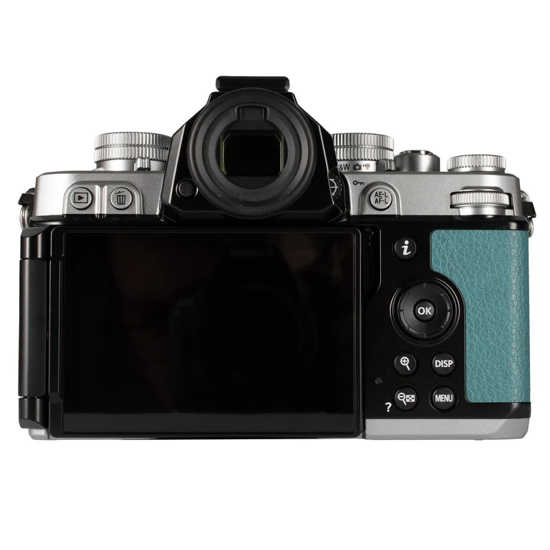Nikon Zf Mirrorless Camera (Body Only) with 24.5MP Full-Frame BSI CMOS Sensor and EXPEED 7 Processor (Silver and Teal Blue)