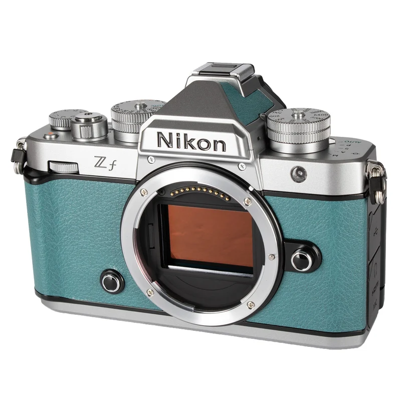 Nikon Zf Mirrorless Camera (Body Only) with 24.5MP Full-Frame BSI CMOS Sensor and EXPEED 7 Processor (Silver and Teal Blue)