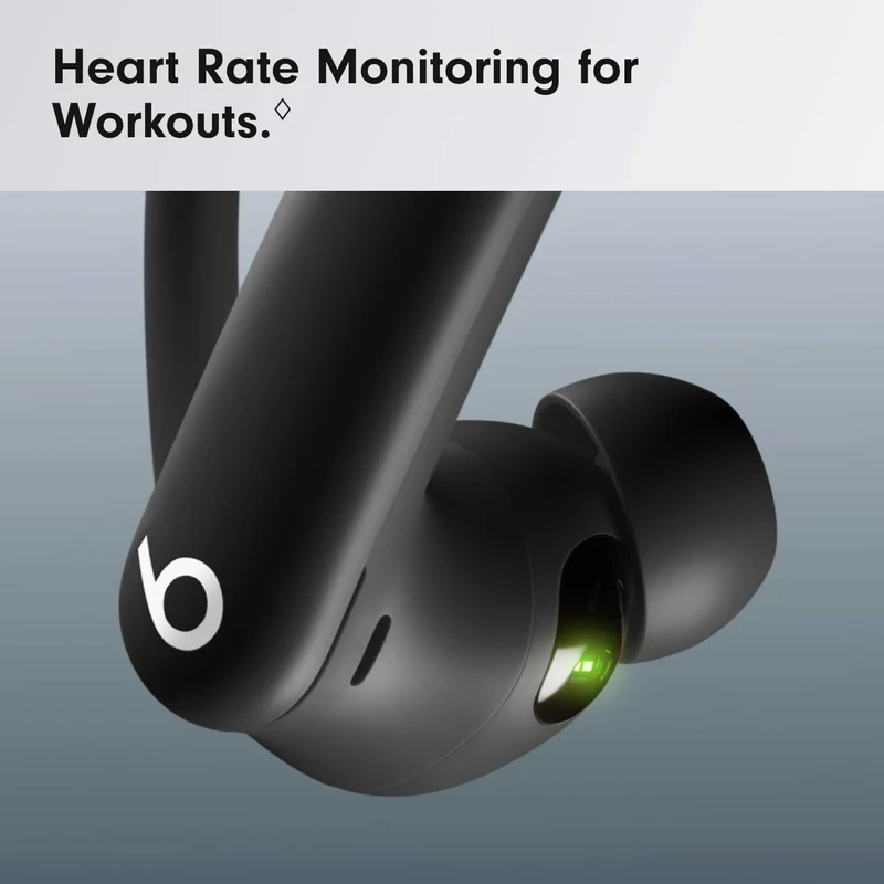 Beats Powerbeats Pro 2 Wireless Bluetooth Earbuds - Noise Cancelling, Heart Rate Monitor, IPX4, Up to 45H Battery & Charging Case, Works with Apple & Android - Jet Black