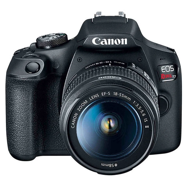 Canon EOS Rebel T7 DSLR Camera W/ 18-55mm Lens - Pro Kit
