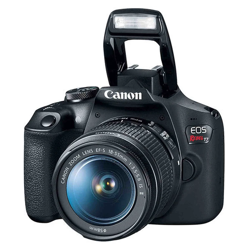 Canon EOS Rebel T7 DSLR Camera W/ 18-55mm Lens - Pro Kit