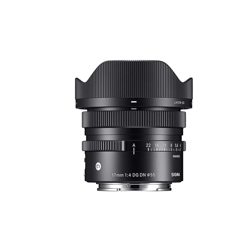 Sigma 17mm f/4 DG DN Contemporary Lens for Sony E Mount with 256GB Memory Card -