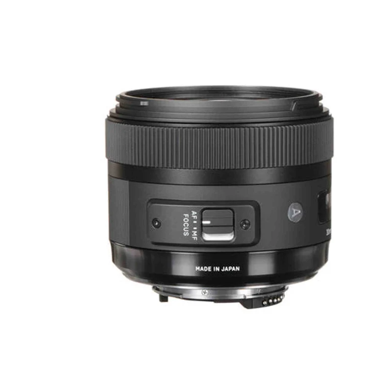 Sigma 30mm f/1.4 DC HSM Art Lens for Nikon F with 128GB Memory Card and Filter Kit