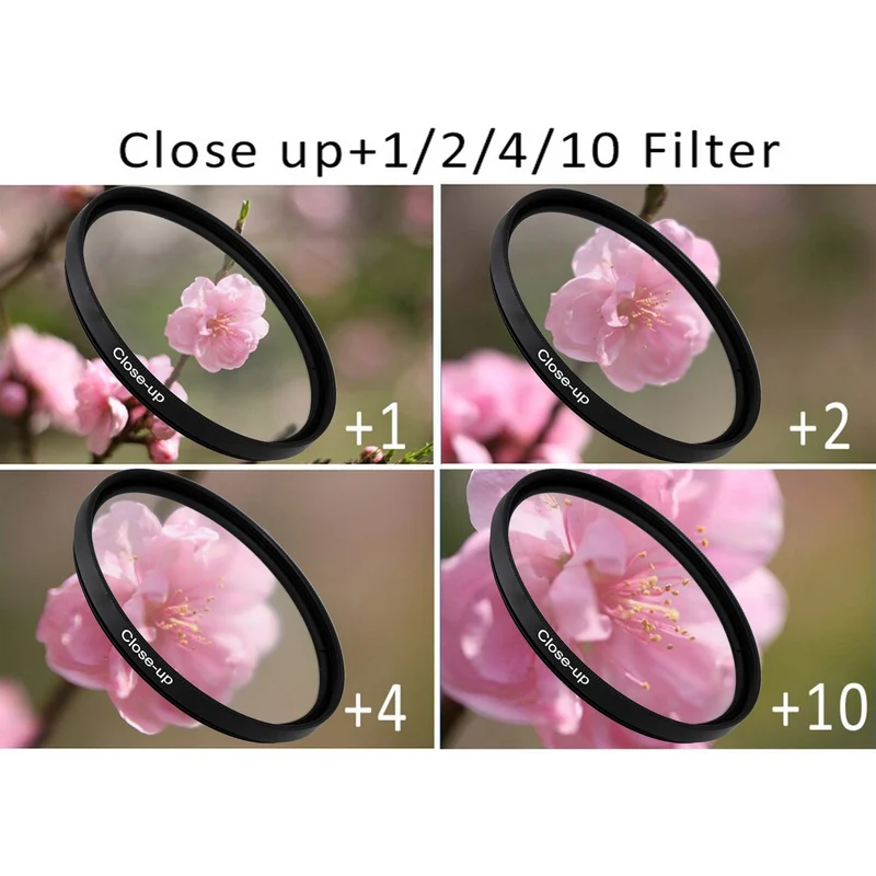 77mm Filter Kit Bundle with Close Up Lens Set, Cleaning Kit, and More