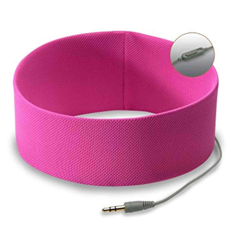 RunPhones Microphone Headphones (Wild Orchid, Medium)
